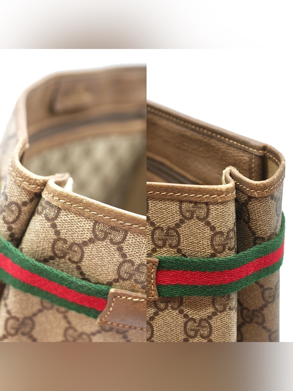 🍓GUCCI GG PVC Sherryline Shoulder Bag - Picture 10 of 14